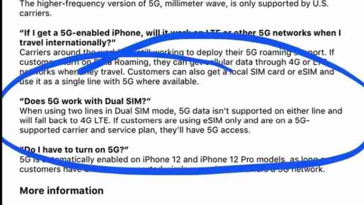 iPhone 12 nu va permite conectivitate 5G în regim Dual SIM