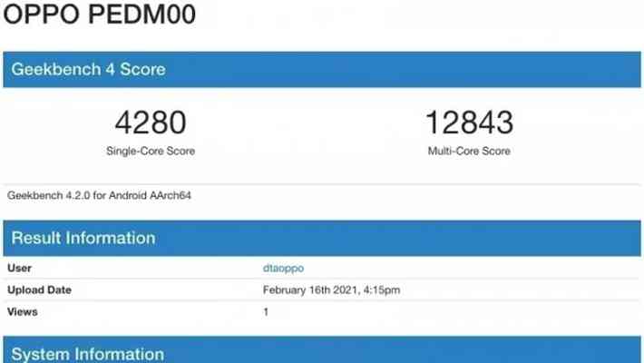 Oppo Find X3 va integra chipset Snapdragon 870, conform GeekBench
