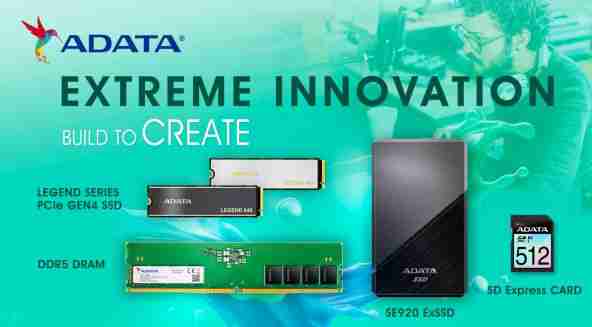 ADATA lansează noua gamă de produse din seria Xtreme Innovations: module de memorie, SSD-uri, carduri de memorie și produse de gaming