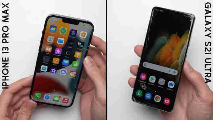 Ce se întâmplă dacă scapi din mână un iPhone 13 Pro Max