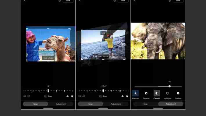 OneDrive adaugă funcții de editare foto în interfața pentru Web și Android